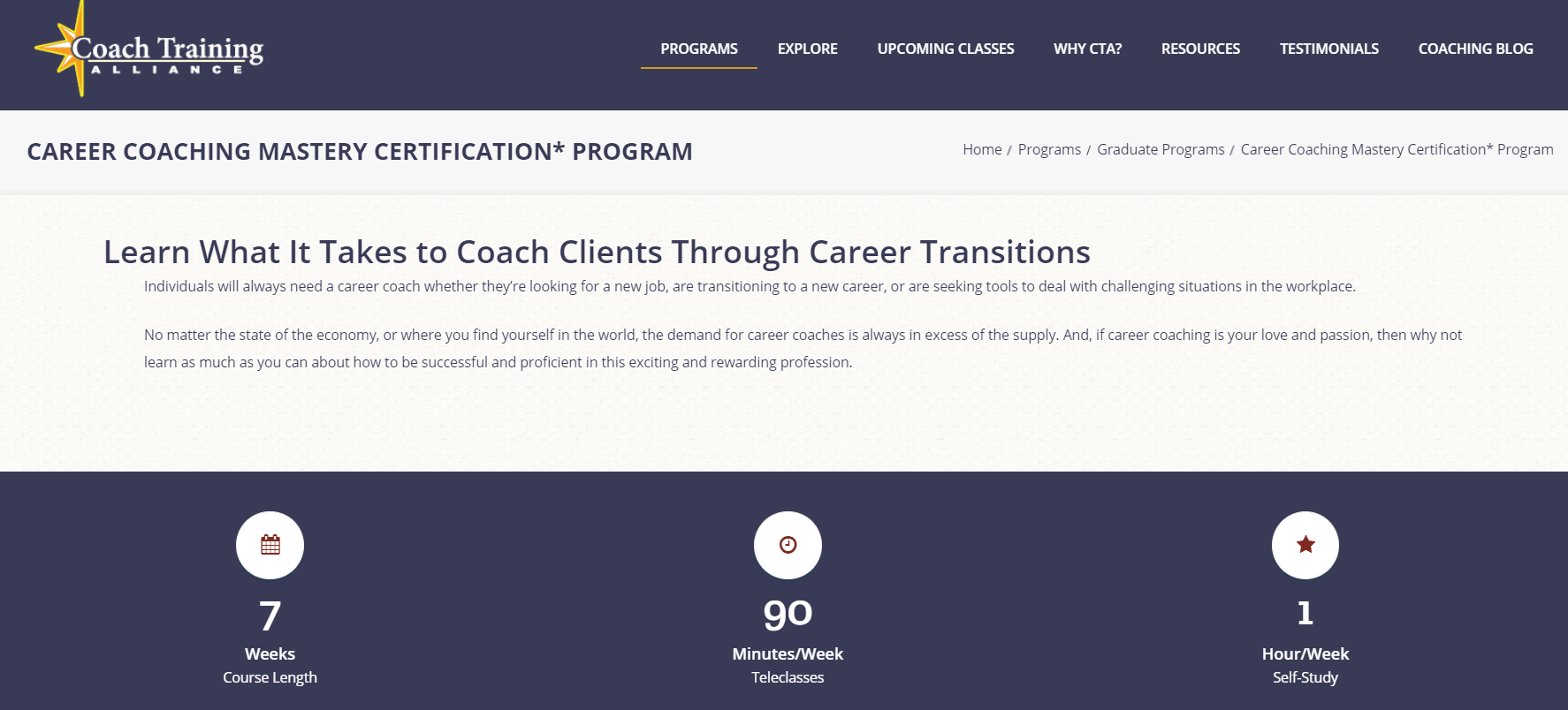Coach Training Alliance Review - Career Coaching