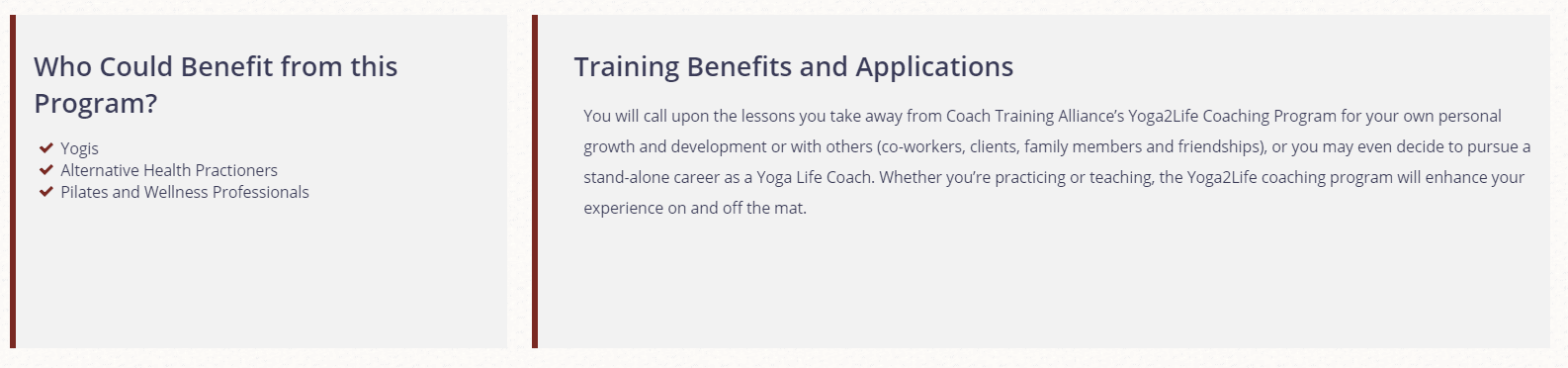 Coach Training Alliance Benefits