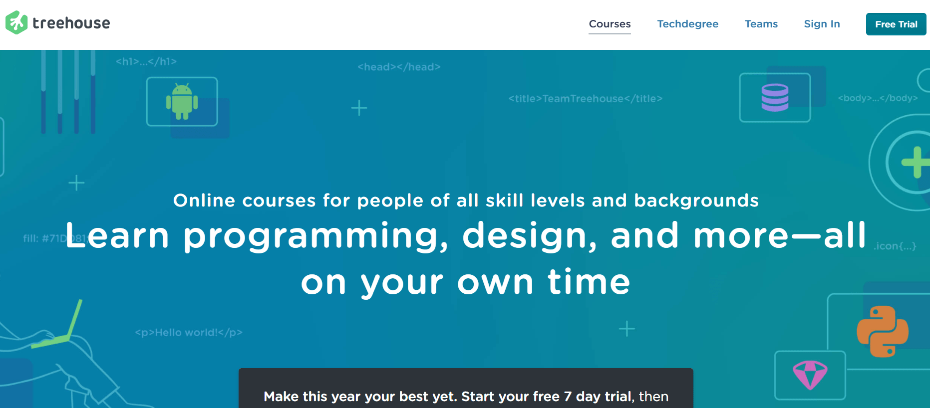 treehouse courses