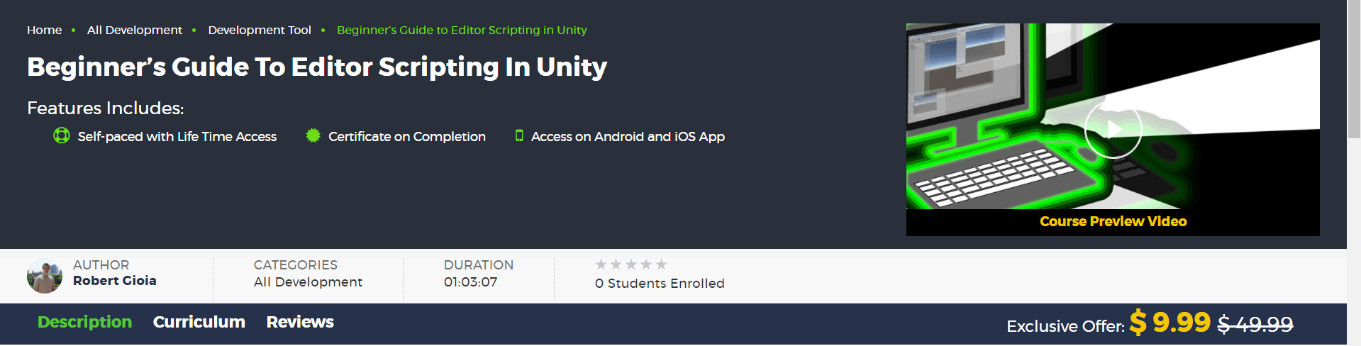 Simpliv Unity Course Review