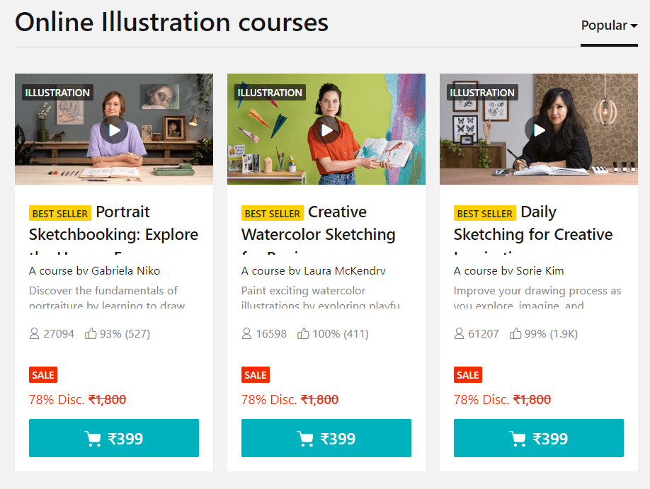 Online Illustration courses