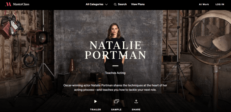 Natalie Portman Acting Masterclass Review